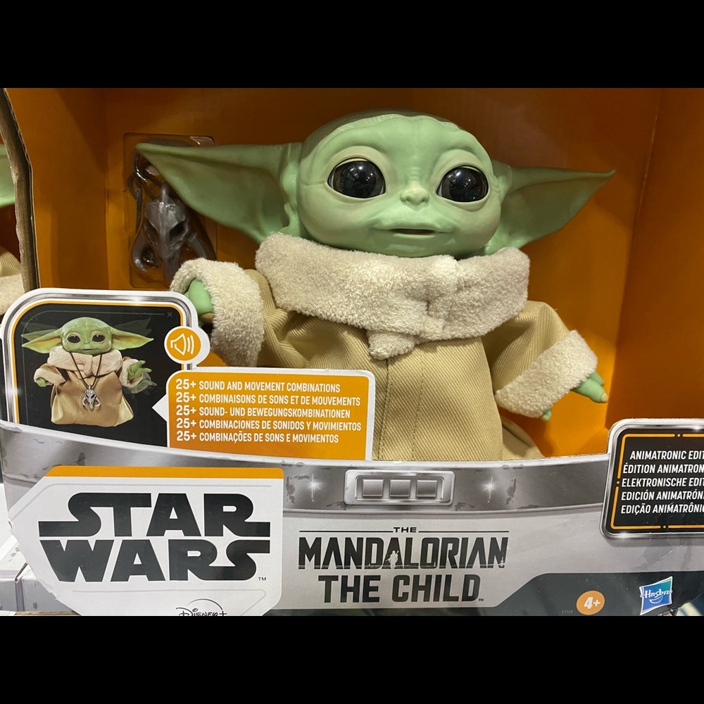 star wars 7.2" grogu, the child animatronic edition